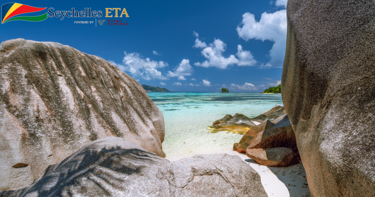 Seychelles beach — granite rocks and turquoise water